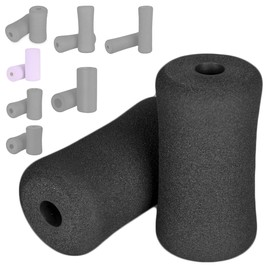 OTFAITP Sponge Foam Foot Pad Roller Pair, Used for Replacing Gym Exercise Equipment, Suitable for 1-inch Rod (Foam 5.12" X 2.76" Od X 0.87" Id)