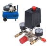2 Way Air Compressor Pressure Switch,90‑120PSI Air Compressor Pressure Control