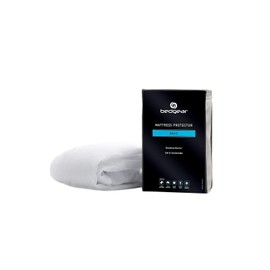 Bedgear King Basic Mattress Protector - Lightweight, Noiseless, and Waterproof Fabric Cover for Bed - Washable and Breathable Mattress Pad - Protects Against Stains