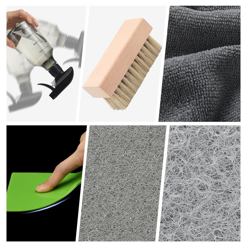 Hahafelt 7 Pcs Headstone Cleaner Kit for Grave Cleaning Gravestone