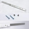 Kelendle Extendable Sliding Wardrobe Hook Rail with Hardware Pull Out