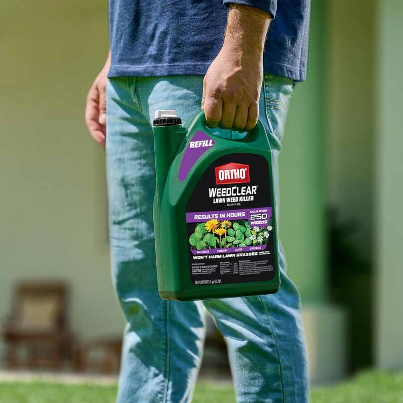 Ortho WeedClear Lawn Weed Killer Ready-to-Use1 Refill, Kills Dandelion and