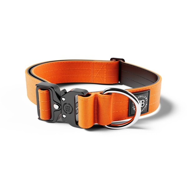 BullyBillows 4cm Combat® Dog Collar v2.0 | Heavy-Duty Design with