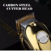 Kemei Golden Cordless Professional Hair Clippers Hair Trimmer For Men