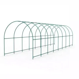 하우스 지주대 비닐하우스 자재 넝쿨 파이프 프레임 온실 뼈대 [가로2 세로2.15 높이2.2m] House Support Frame Vinyl Greenhouse Material Vine Pipe Frame Greenhouse Structure [Width 2m, Length 2.15m, Height 2.2m]
