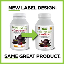 ANDREW LESSMAN Green Tea EGCG & Cranberry 360 Capsules – Standardized for Catechins and Polyphenols. Helps Protect Tissues, Organs and Systems Throughout The Body. Powerful Anti-oxidant Support