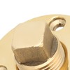 Marine Drain Plug Kit 25mm/1in Mounting Hole Bronze Mirror Polished
