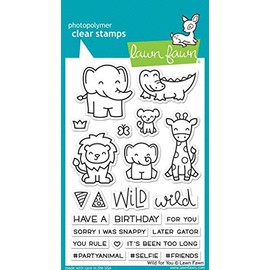 Lawn Fawn Clear Stamps Wild For You