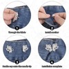 6pcs Butterfly Button Pins for Jeans,Pants Waist Tightener Adjustable Detachable