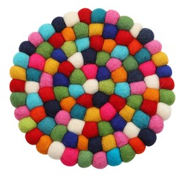 1 Stück Filzuntersetzer 20cm, Home Topfuntersetzer, Woll-Tischuntersetzer, für Tassen, Töpfe, Pfannen und Tassen handgefilzt