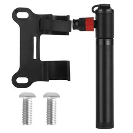 Cycling Tire Pump - 110psi Portable Cycle Tire Pump - Fast Inflator Double Valves Wheel Compressor Frame Mount Cycle Accessories for E-Bike Travel Outdoor