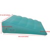 ObboMed HR-7510 Inflatable Portable Bed Wedge Pillow with Velour Surface