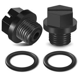 TonGass (2-Pack, Black Drain Plugs with O-Ring Compatible with Hayward Pumps Part Number SPX1700FG Exact Replacement Pool Pump Pipe Plug with Gasket for Hayward Super Pump PowerFlo and MaxFlo Series