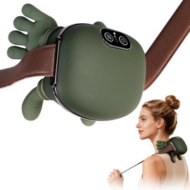 IeBilif Neck Massager with Heat, Shiatsu Electric Neck and Shoulder Massager with N7 Master Hand, Gifts for Men Women