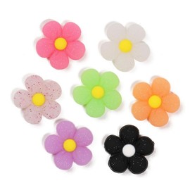 【B203】10pcs per bag for all Focals one kind Silicone Focal Beads for Pens, Cute Character Beads for Keychains DIY Bracele Jewelry Making:_Flower 3
