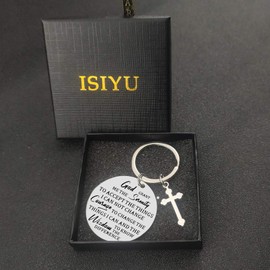 Communion Gifts God Grant Me The Serenity Prayer Sobriety Quote Keychain Gift Dog Tag Keyring Christian Inspirational Keychain for Daughter Friends Mother Gift Birthday Religious Recovery Jewelry