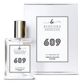 BIOCURA BC Perfume 609 Inspired by Virgin Island Water For Women & Men Replica Fragrance Dupes Eau de Parfum Spray Bottle 1.7 Fl Oz/50ml-X1