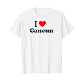 I Love Cancún Mexico Traveler Matching Vacation Classic T-Shirt