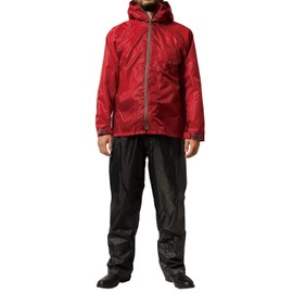 AITOZ AZ56207 009 S Rain Suit (Unisex) for Autumn and Winter, Red
