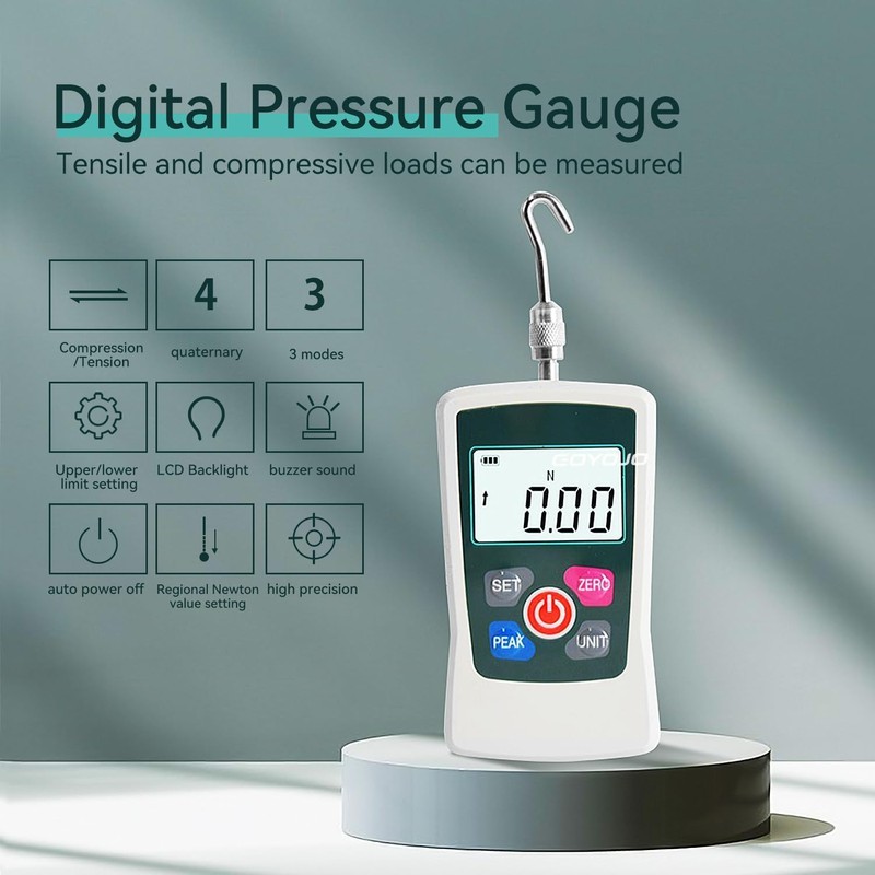 GOYOJO Digital Force Gauge High-Precision Push-Pull Meter for Tension &