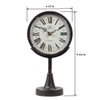 Lily's Home Antique Inspired Decorative Mantle Clock with Large Roman