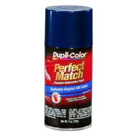 Dupli-Color EBGM03937 Perfect Match Automotive Spray Paint – General Motors Dark Blue Metallic, 28 WA8264 – 8 oz. Aerosol Can