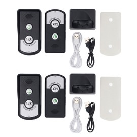 2 Way Voice Intercom IP54 Waterproof Wireless Intercom Doorbells System for Patient Elderly Nursery Pregnant