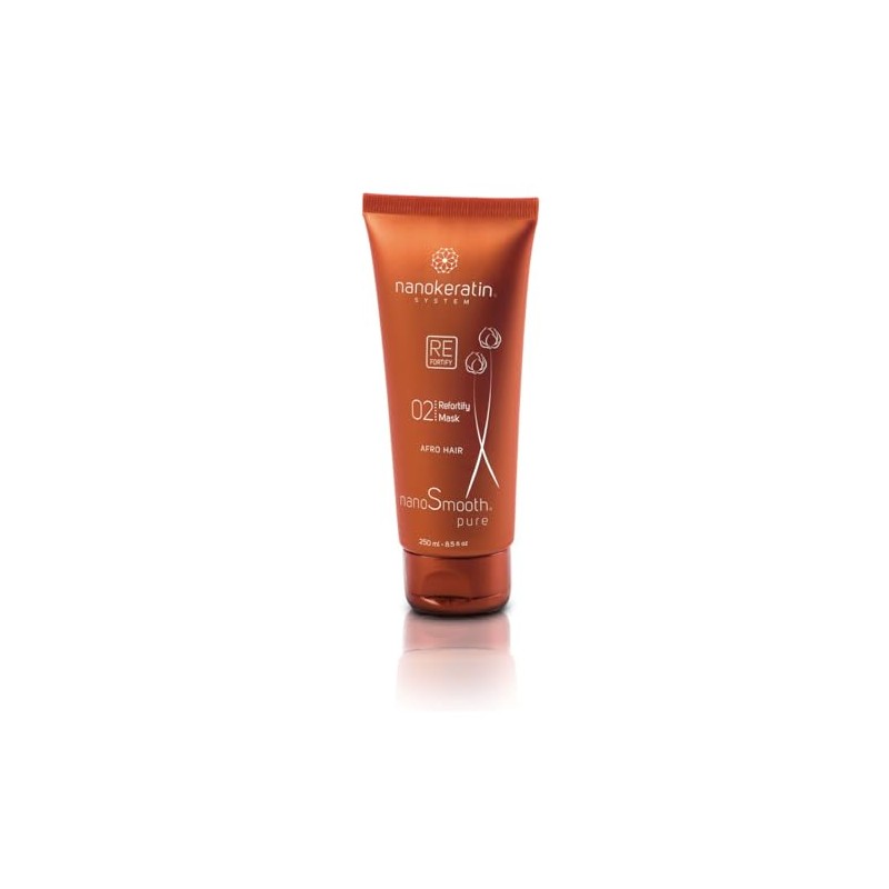 Nanokeratin System Nanosmooth Pure Refortify Hair Mask, 250ml, For Afro