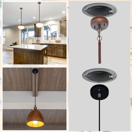 Tellegloww 12 Pcs 4-1/4" Round Electrical Box Non Metallic Junction Plastic 18 Cubic Inches Old Work Ceiling Box for Wall Lights