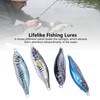 Fishing Lures 3D Spray Painting Simulated Luminous Iron Fishing Baits