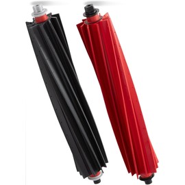 Dual Main Brushes Replacement for Roborock S8 MaxV Ultra, S8 Max Ultra, Qrevo Master, Qrevo Slim Robot Vacuum Cleaner, Roller Brush Accessories Kit Dual Rubber Brushes Replacement Part (S8 Max Brush2)