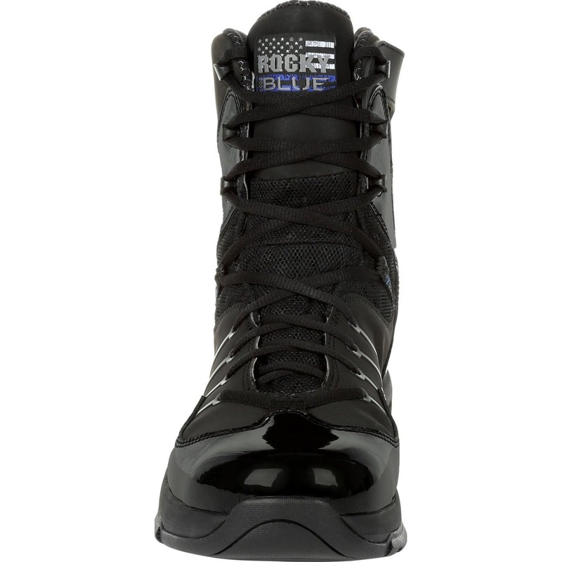 ROCKY Code Blue 8" Public Service Boot, Black, Size 11.5(M)