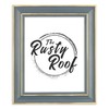The Rusty Roof-Distressed Classic Slate Blue-Solid Wood Picture Frame-8x10
