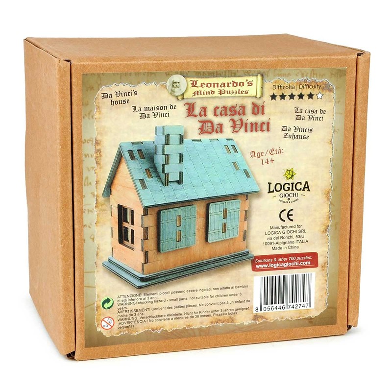 LOGICA GIOCHI Leonardo's Mind Puzzles: Da Vinci House