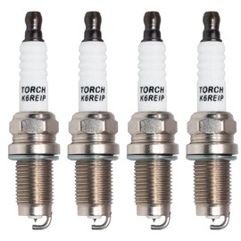 TORCH K6REIP Spark Plug Replacement for Bosch FR6HI332, for PZFR6R8EG, SIZFR6B8EG, KR7E PZFR6R, for OE176T10, for IK20 VK20, OEM (4 PCS)