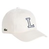 Lacoste INITIAL APPLIQUE CAP (Initial Applique Cap), Off-White, 58 Sizes