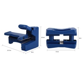 Walfront Recortadora de Bandas de Doble Borde, Mini Cortador de Banda de Borde de de Melamina de Contrachapada de PVC de Plástico, Dispositivo Manual de Bandas de Borde de