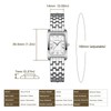 HOLSTOUR Watches for Women Vintage Bracelet White Roman Dial Rectangular