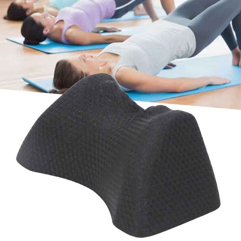 Neck Wedge Bed Sleeping Stretching Pillow Cervical Traction Discomfort Relieve