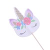 CCINEE 48 piezas de decoración de unicornio arcoíris para cupcakes,