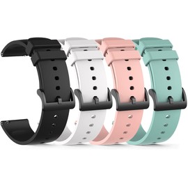 Compatible with WZWNEER/MVEFOIT/TOZDTO/Wwzzey/DXPICR Smart Watch Bands 1.7" Soft Silicone Replacement Wrist Strap for WZWNEER/MVEFOIT/TOZDTO/Wwzzey/DXPICR/Iaret 1.7" Watch Band Bracelet (4 Pack B)