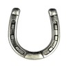 Silver Horseshoe Cabinet Knobs Door Pulls Western Horse Decor (4)