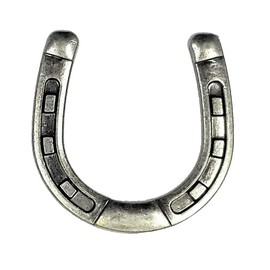 Silver Horseshoe Cabinet Knobs Door Pulls Western Horse Decor (4)