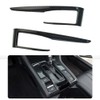 TEAMWILL 1Set Black Interior Gear Shift Box Strip Cover Trim