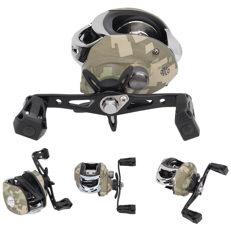 TT103 Casting Reel 7.3:1 High Speed Ratio Brake Metal Lure