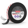 TMS Magnetic Tape for Crafts (Extra Strong 30mm Wide, 3.0mm