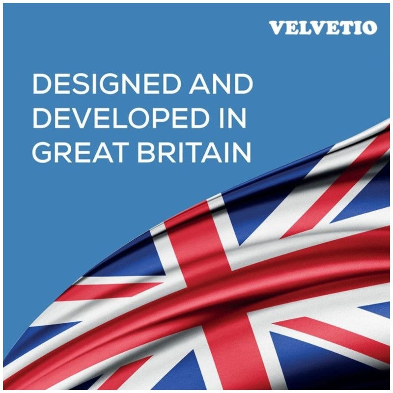 VELVETIO Pebbles Stone Bath Mat & Pedestal Set for Bathroom,