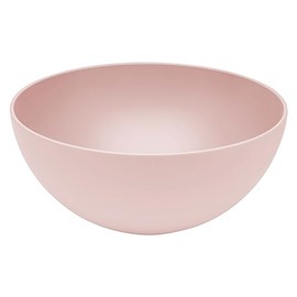 Magu Natur-Design Bowl Pink Diameter 26 cm Made from a Polymer Made of Natural Materials Serving Bowl Salad Bowl Fruit Bowl