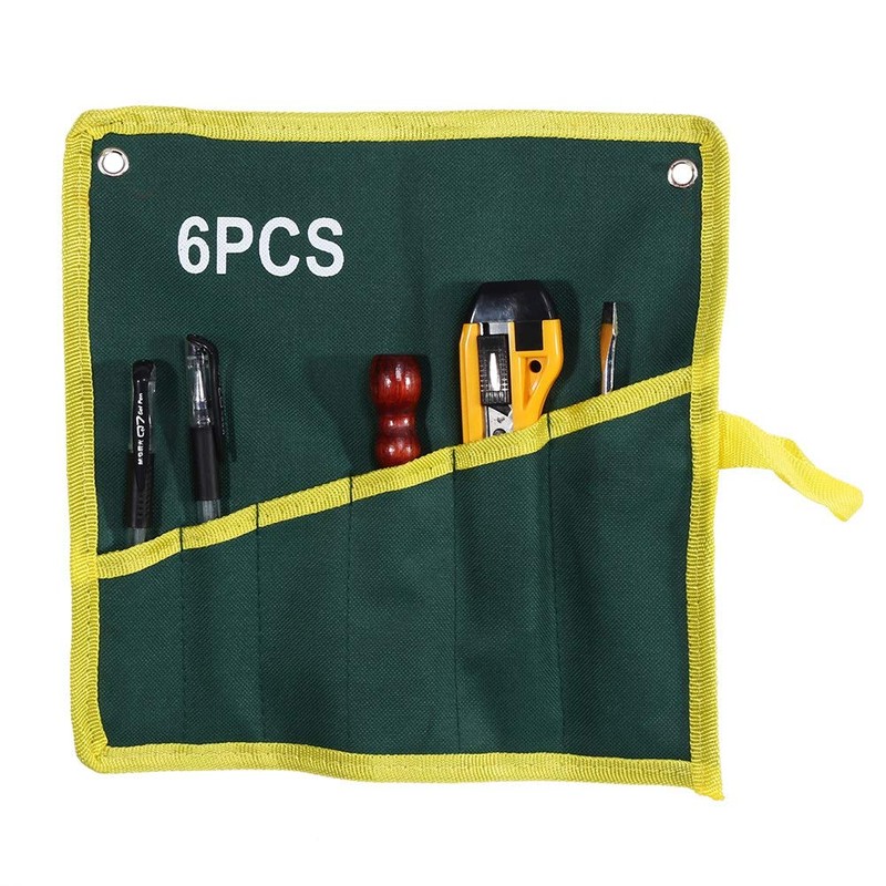 Tool Roll Pouches Wrench Tool Roll with 8 Pockets for