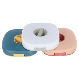 LABRIMP 3pcs Portable Charging Cable Storage Boxes Phone Cable Organizers Blue Yellow Pink Purple White for Headphone and Data Cord Management Compact and Stylish Design for Easy Carrying